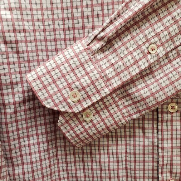 Bugatchi UOMO Button Up Plaid Men's Dress Shirt - Picture 8 of 8